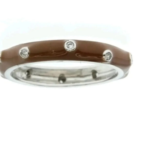 Enamel and sterling band NWT‎ 7 - Picture 1 of 4
